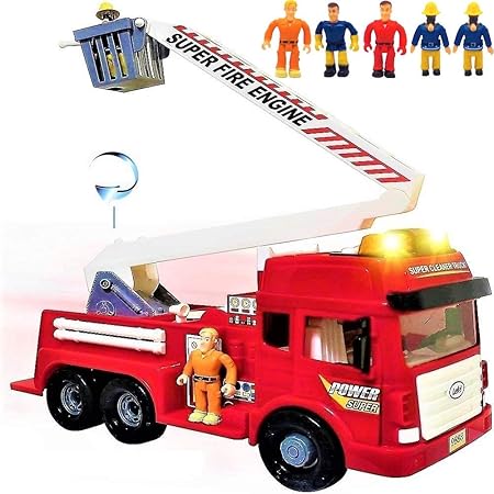 Toy Fire Truck with Lights and Sounds 