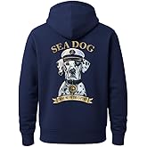 SEA DOG Pirate Captain Sailor Hat Trust Me I’m The Captain Premium Blend Ringspun Graphic Hooded Sweatshirt, Printed in USA