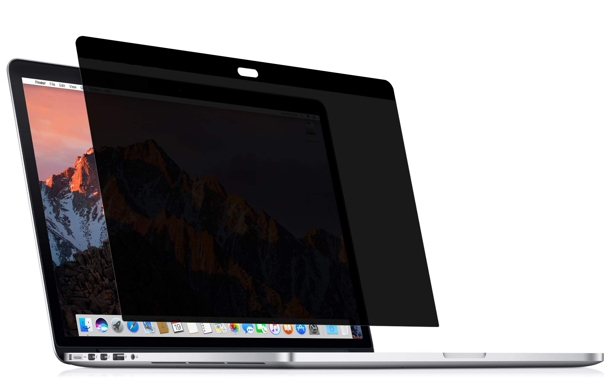 MyGadget Magnetic Screen Protector compatible with Apple MacBook Pro Retina 15 inch - Full Anti Spy Removable Privacy Filter Protection