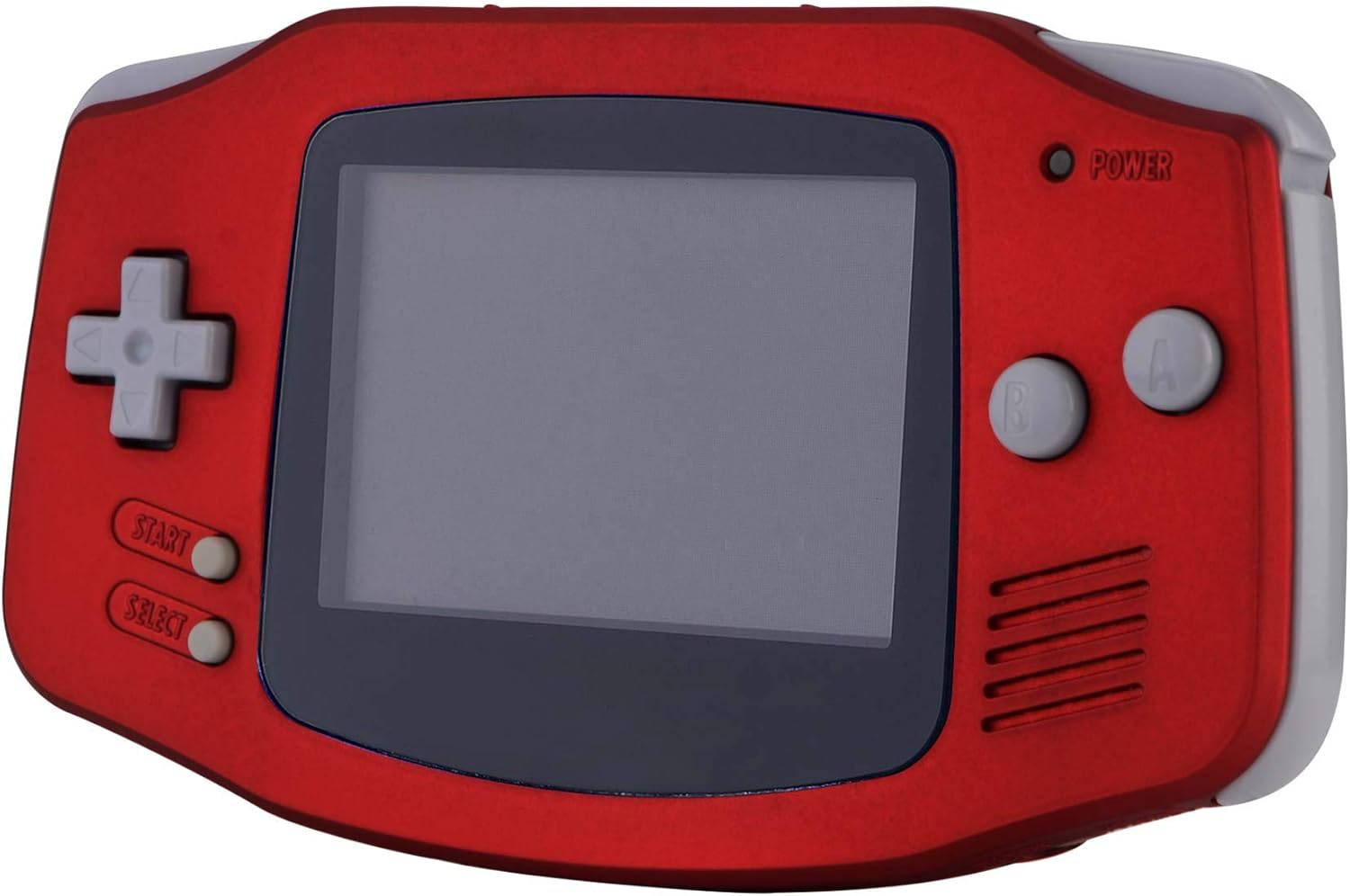 eXtremeRate Scarlet Red Soft Touch GBA Replacement Full Housing Shell Cover w/Buttons Screws Screwdriver Tools Set for Gameboy Advance - Handheld Game Console NOT Included: Computers & Accessories