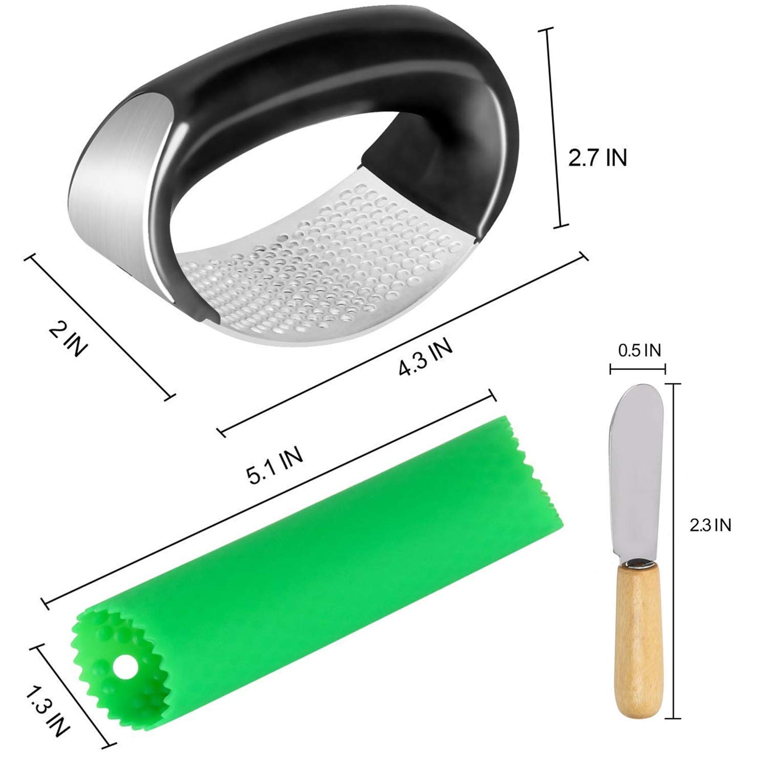 Garlic Chopper Roller Peeler Mincer Slicer Garlic Press Kitchen Tool