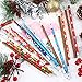 Outus 48 Pieces Christmas Pencils with Eraser Xmas Wood Pencils Holiday Pencils with Christmas Elements for Christmas Gifts Party Supplies, 12 Styles