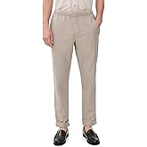 Onia Men's Linen Cotton Stretch Cuff Pants
