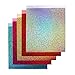 TECKWRAP Shining Laser Heat Transfer Vinyl Holographic Glitter Iron On Vinyl Sheets for T-Shirts and Iron On Vinyl 12