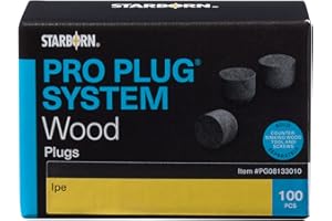 PRO PLUG SYSTEM PRO-PLUG System - for IPE - 100 pc Component Pack Plugs Only 5/16" Diameter