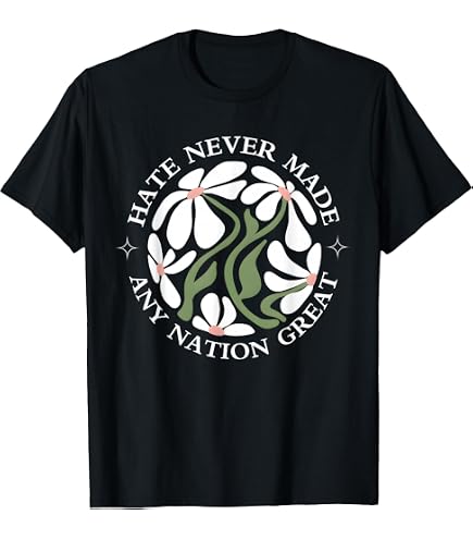 Amazon.com: Resist Floral Anti Trump Political Protest T-Shirt