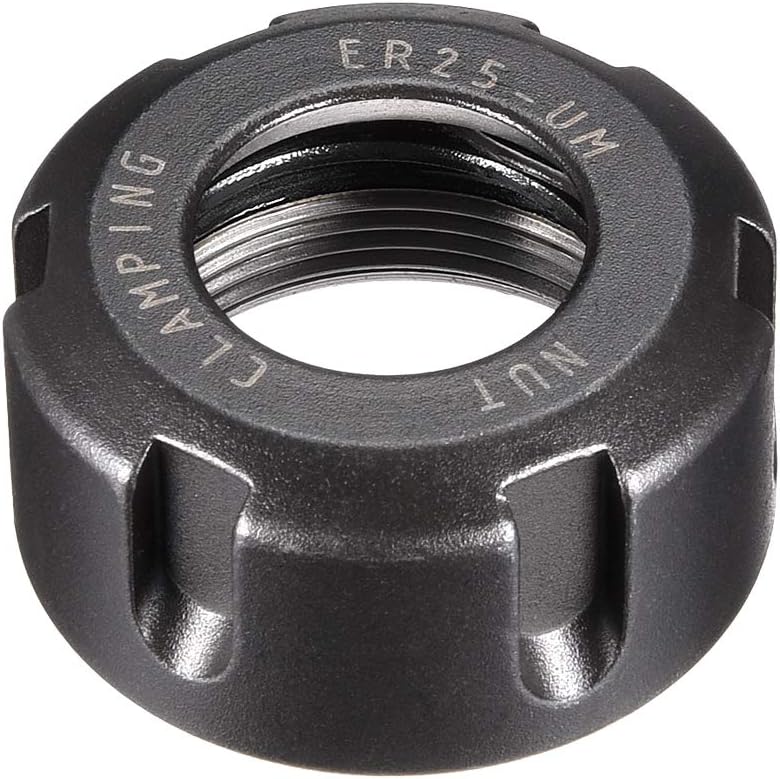 sourcing map Clamping ER25-UM(M32) Collet Clamping Nuts for CNC Milling Chuck Holder Lathe