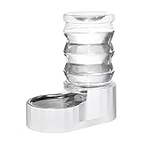 RIZZARI Automatic Gravity Pet Waterer: 7L White