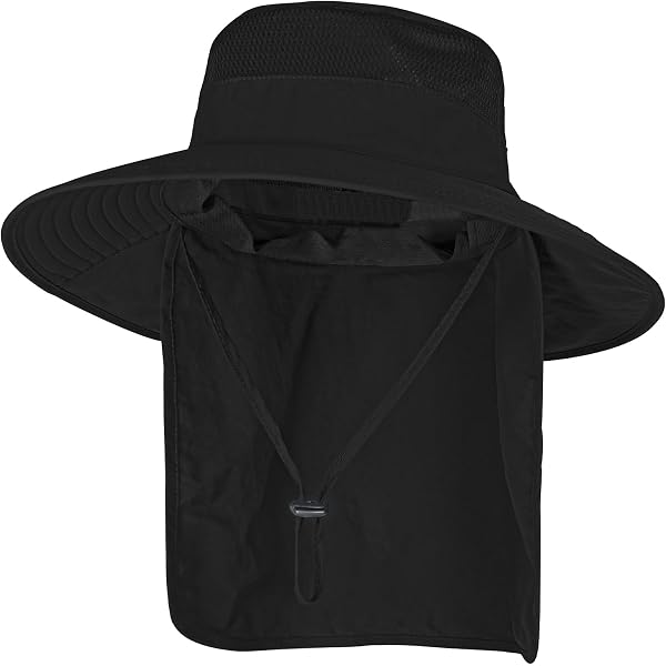 Amazon.com: Sun Blocker Hats Outdoor Sun Protection Fishing  display picture 3