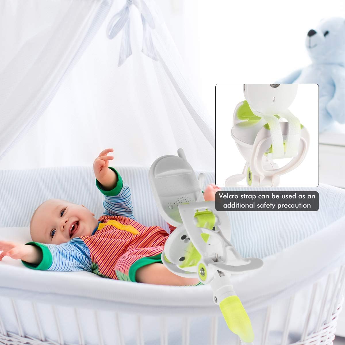 Telephone Intelligent Compatible Avec La Plupart Des Moniteurs Video De Bebe Babyphone Ikkle Support De Moniteur Pour Bebe Universel Support De Camera Pour Bebe Flexible Vert Securite Bebe Et Puericulture Ad A Com Ec
