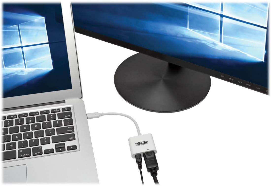 Tripp Lite USB-C to DisplayPort Adapter with PD Charging 4K 60 Hz White (U444-06N-DP-C), Blanco - Image 5
