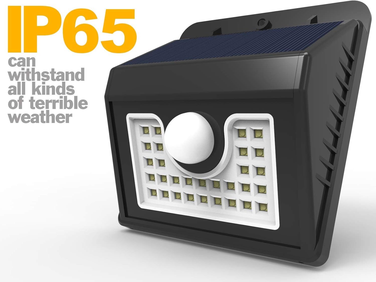Solar Lights, Vivii Motion Sensor 30 LED Super Bright Security Lights Solar Outdoor Spotlight Flood Lighting for Backyard Garden Patio and Pathway, 4 PK - - 