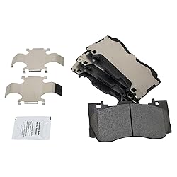 TRQ Front Brake Pads Ceramic Compatible with