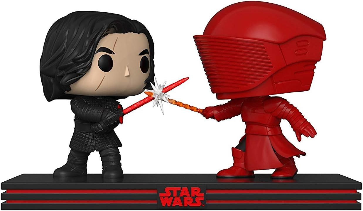 Funko - Figurine Star Wars - Bi-Pack Movie Moments Clash on the Supremacy Bi-Pack Kylo & Praetorian Guard Pop 10cm - 0889698325592
