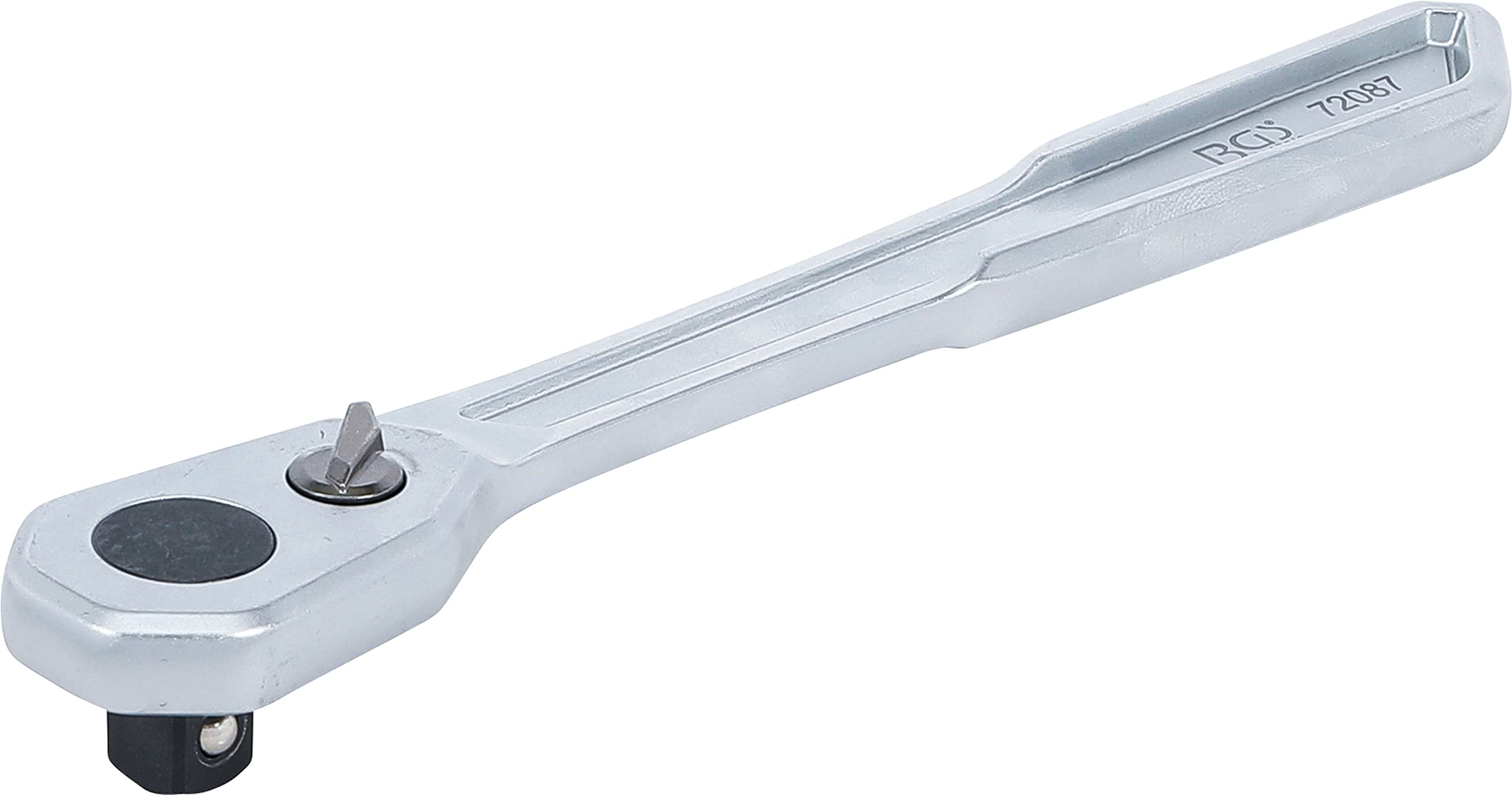 BGS 72087 | Reversible Ratchet | extra flat | fine tooth | 12.5 mm (1/2")