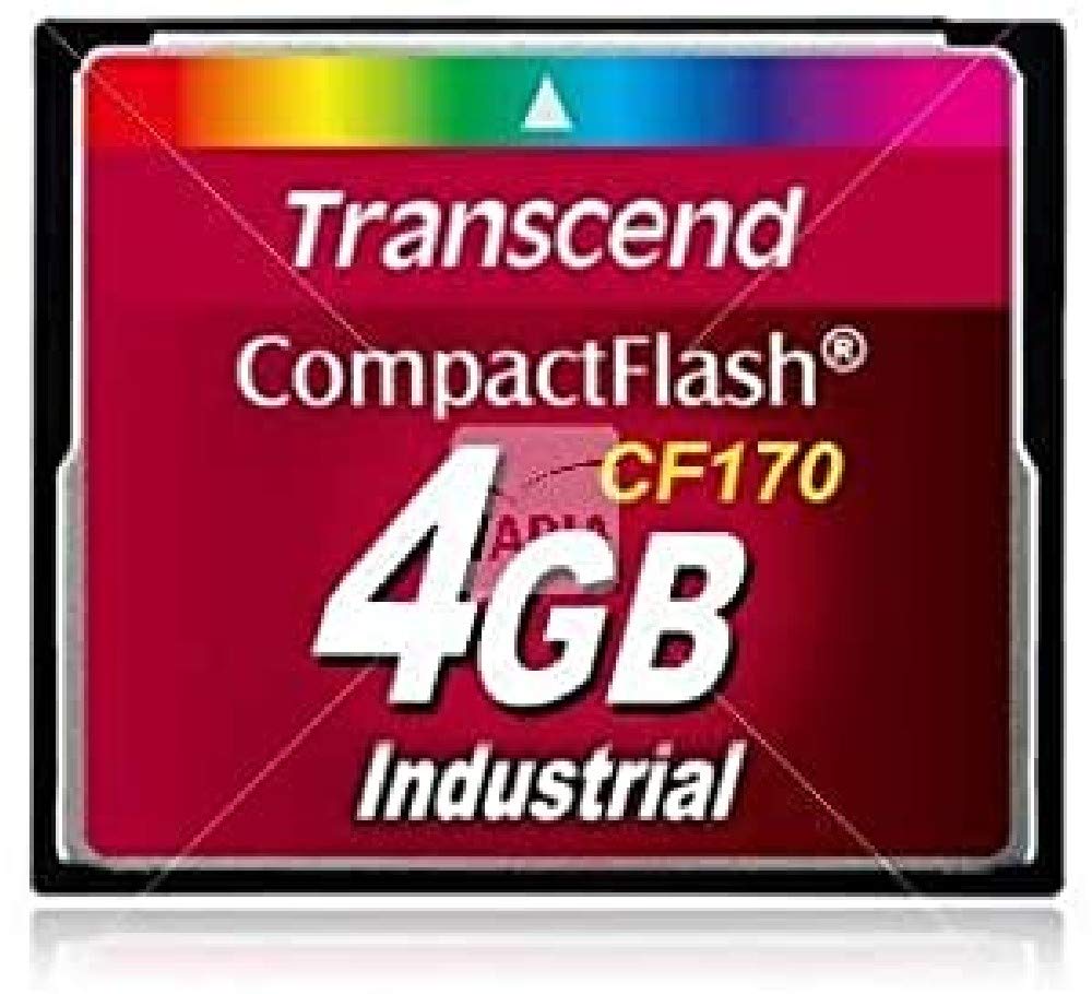 Transcend TS4GCF170 4GB CompactFlash Class 6 memory card - memory cards (CompactFlash, -25-85 °C, -40-85 °C, 0-95%, 0-95%, Class 6)