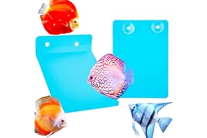 DQITJ 2 Pack Angelfish Discus Breeding Slate, Fish Breeding Spawning Slate Spawning Surface for Aquarium Fish Egg Laying