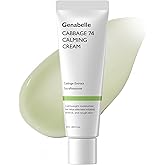 Genabelle Cabbage 74 Calming Cream - Lightweight Watery-Type Moisturizer with CICA, Sucralfate, Hyaluronic Acid, Helps Instantly Calm, & Hydrate the Skin 1.69 fl. oz.