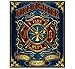 Erazor Bits Coral Fleece Plush Throw Blanket 50 x 60| Volunteer Fire Fighter Throw Blanket FF2085-TB (Navy)