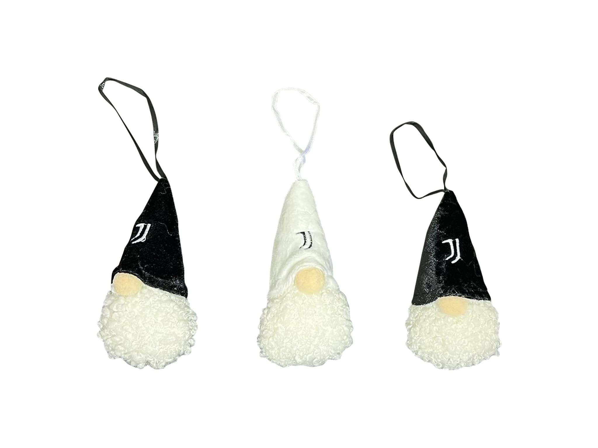 Juventus F.C. | Christmas Decoration | TRIS Trees Christmas Tree Hanger | 3 Pieces | 10 CM | Official Product