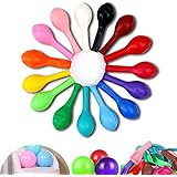 LRYQDM 100PCS Balloons 12 Inches Assorted Colors Balloons Rainbow Party Latex Balloons Party Balloons Birthday Party Supplies