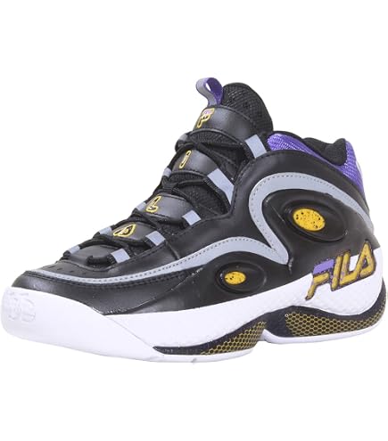 Amazon.com | Fila Men's Grant-Hill-3 Sneakers Black/Gold Fuse