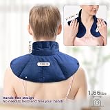 Aroma Season Microwave Heat Pad Neck Shoulders Blue view 5