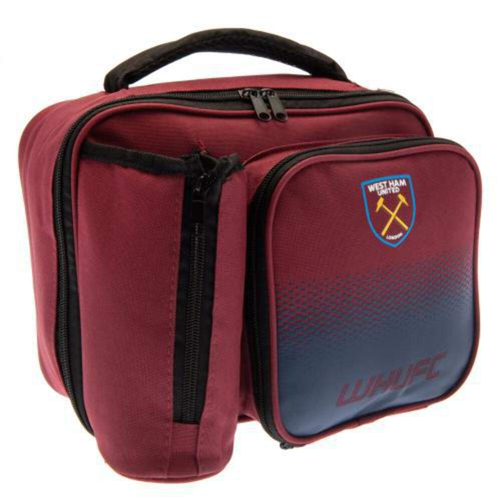 West Ham United FC Fade Lunch Bag (One Size) (Burgundy)