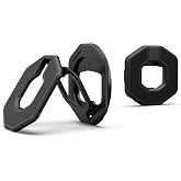 UAG Monarch Mag2 Magnetic Ring Stand, MagSafe Compatible, Black | Phone Ring Grip with Kickstand, Built-in Bottle Opener, Two-Sided Magnet, 360 Rotation, Collapsible, Non-Slip Grip
