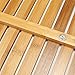 HANKEY Bath Mat&Door Mat Handcrafted Bamboo Water Resistant, Natural and Durable C03 (23.6 x 17.5nches)