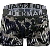 JOCKMAIL Mesh Mens Underwear Boxer Back Mens Padded Underwear Boxer with Hip Pad Men's Boxers