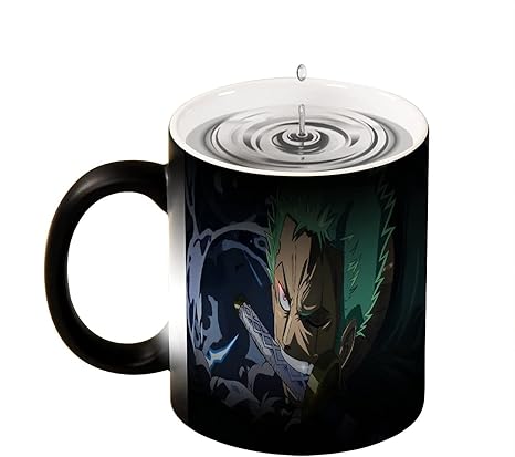 Amazon Co Jp ワンピース アニメマグカップ セラミックコーヒーカップオフィスと家庭のティーカップ 学生用ウォーターカップ マグカップ おしゃれ変色カップ 誕生日プレゼント330ml ホーム キッチン