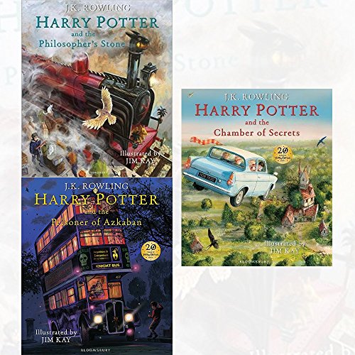 Mua harry potter illustrated edition 3 books collection set (harry