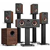 True 5.1.4 Hi-Fi Surround Sound System with Dolby Atmos, 900W Home Theater Sound Bar for Smart TV, Center Channel Speaker with 4 Surrounds, 25Hz Subwoofer, Hi-Fi Grade Crossover, Soundbar eARC, BT 5.4