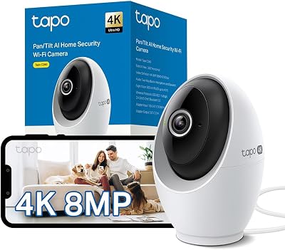 Tapo C260 4K 8MP WiFi Security Camera AI Face Recognition Night Vision