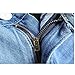 VincentDeep Fashion Men's Casual Light Blue Straight Five Pants Slim Brush Denim Short with Hole