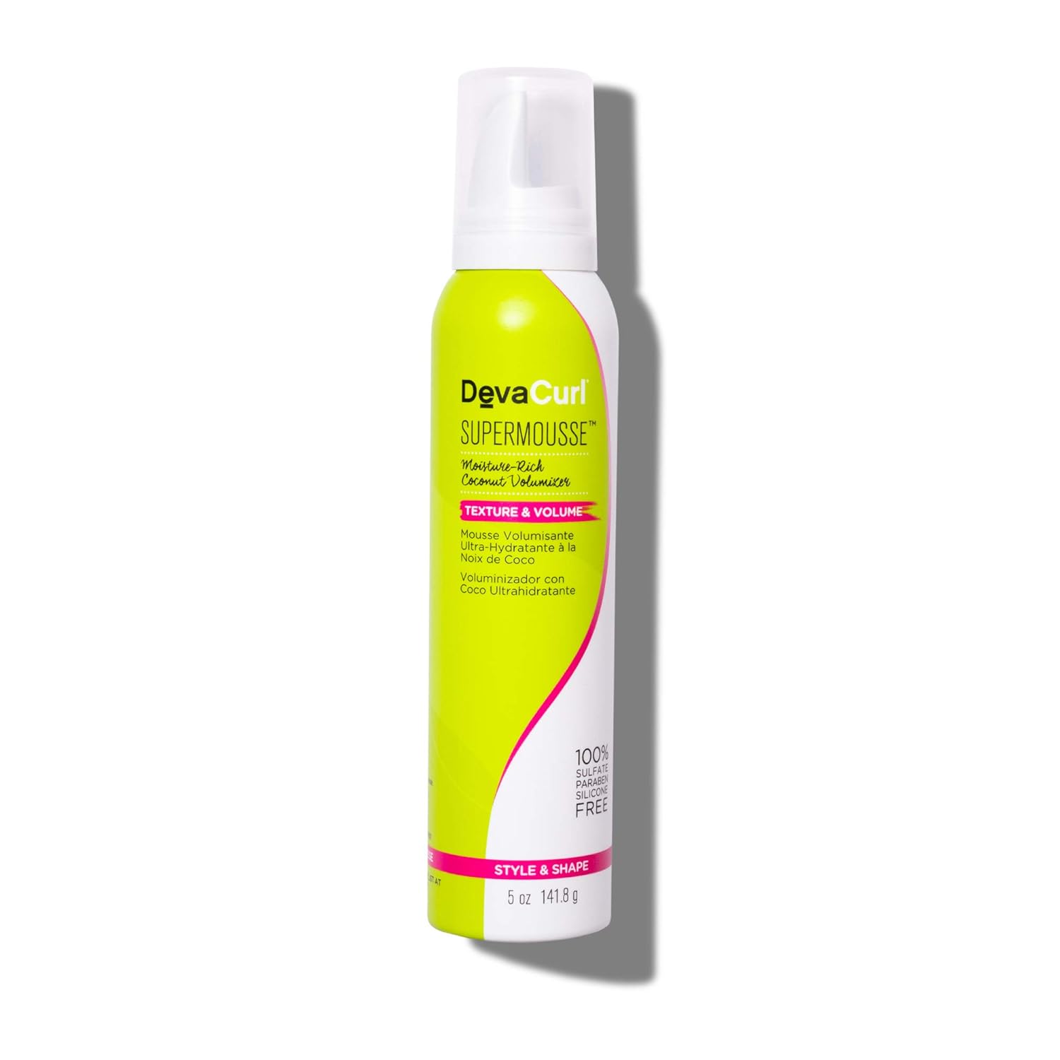 DevaCurl SuperMousse Moisture-Rich Coconut Volumizer