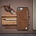 iPhone 7 Plus Wallet Case, iPhone 8 Plus Leather Case, ZVEdeng iPhone 8 Plus Wallet Case with Rotational Card Slot Holder Magnetic Flip Case for Men for iPhone 7 Plus/8 Plus 5.5