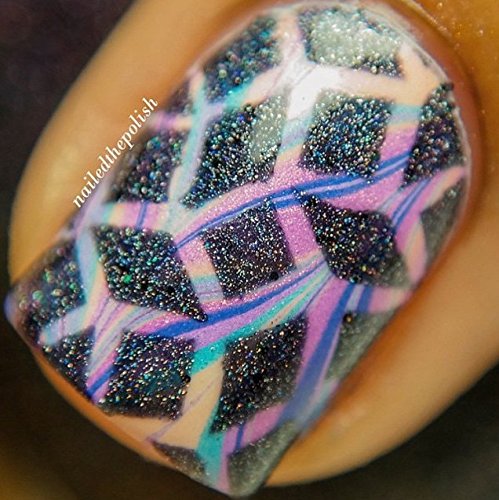 Original Diamond Stencils Nail Vinyls By Twinkled T - 1 Sheet of 16 Stencils