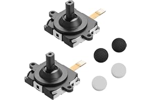 RGEEK Joystick Replacement for Quest 2 Controller, 2 Pack Meta Quest 2 Controller Joystick with 4 Thumbstick Grips for Quest 2 Replacement Parts