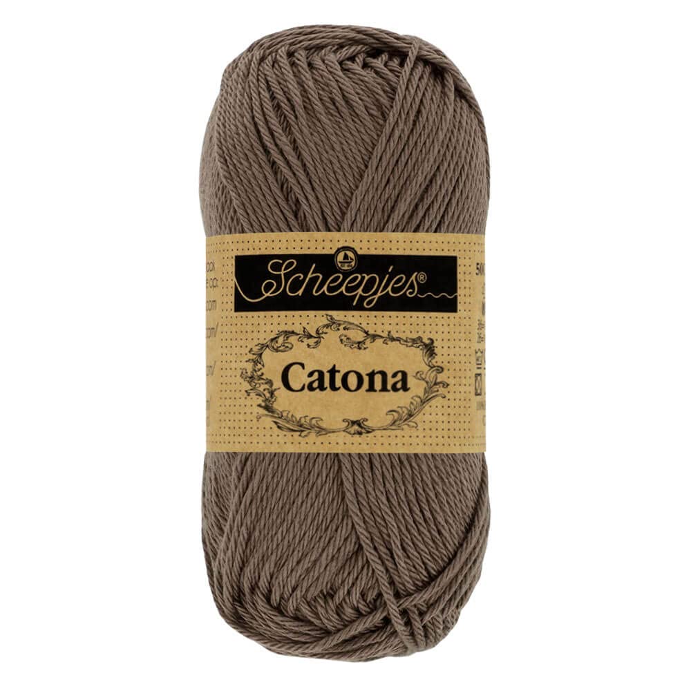 Scheepjes - Scheepjes Catona 507 Chocolate Yarn - 20x25g — image 1