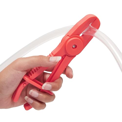 9-Pack Red Hose Pinch-Off Pliers – 3 Sizes For Fuel, Coolant, Gas, And Brake Lines (Small, Medium, Large)