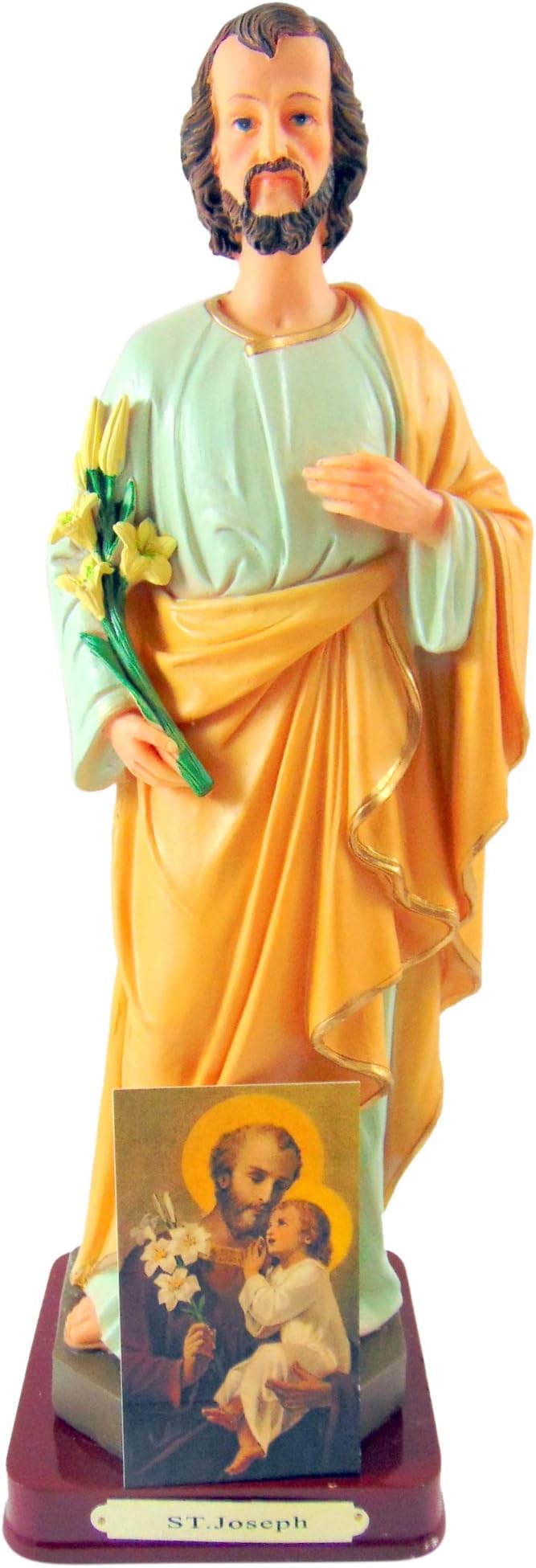 Westmon Works St Joseph Bless This Home Deluxe Gift Set with 12 Inch Statue and Holy Prayer Card
