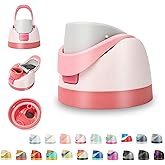 NTIERA Replacement Lid for Owala Freesip,Compatible with Owala Freesip Water Bottle 16oz 24oz 32oz 40oz,Premium Replacement Accessories for Owala Cap,Leakproof,BPA-Free(Bubblegum Sky)