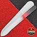 Bona Fide Beauty Genuine Czech Crystal Glass Nail Files - Gentle Nail Care - Designed for Regular Use - File in Any Direction