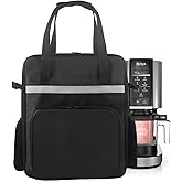 NUENSS-ROR Carrying Bag for Ninja CREAMi Ice Cream Maker NC301 & NC501, Portable Outdoor Ice Cream Maker Travel Carrier Case Bag, Ice Cream Machine Accessory Storage Bag