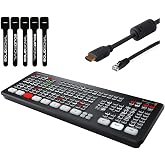 Blackmagic Design ATEM Mini Extreme HDMI Live Stream Switcher Bundle with 6&rsquo; HDMI Cable, 7&rsquo; Cat5e Cable, and 5-Pack of SolidSignal Cable Ties (SWATEMMINICEXT)