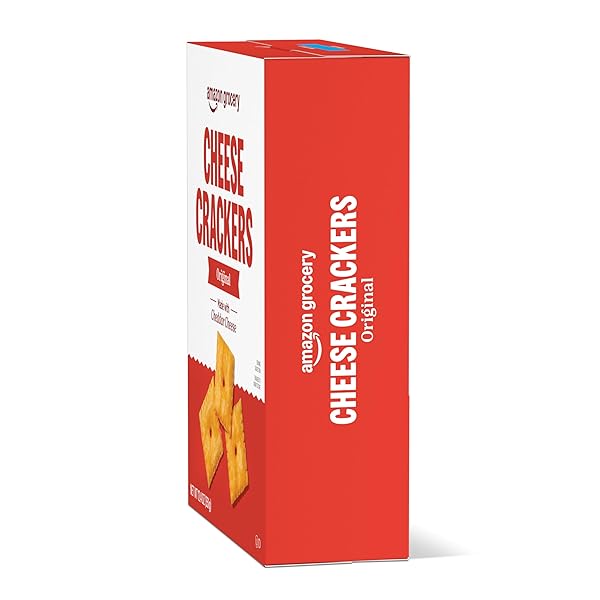 AMAZON GROCERY, ORIGINAL CHEESE CRACKERS, 12.4 OZ