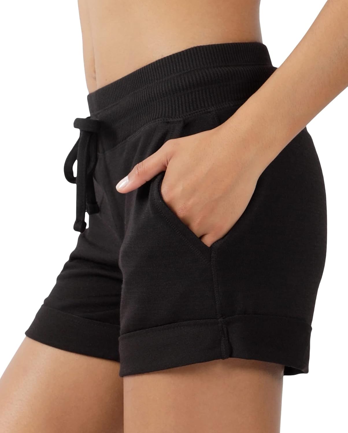 Buy 90 Degree By Reflex Soft and Comfy Activewear Lounge Shorts with