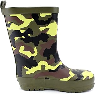 kids camo rain boots